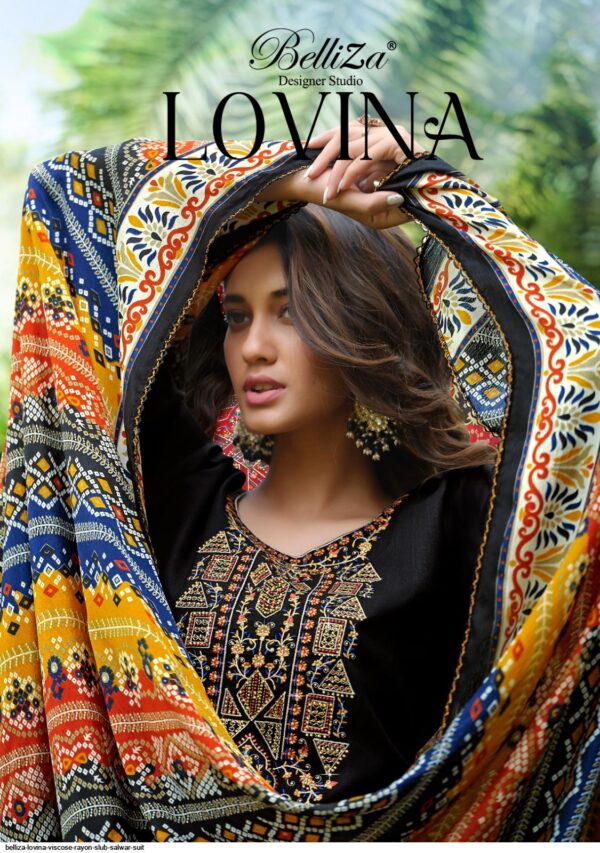 BELLIZA 845 LOVINA BANDHANI WHOLESALE SALWAR SUITS CATALOGUE