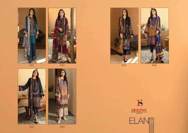 DEEPSY ELAN VOL 12 SILK WHOLESALE CATALOGUE SUITS ONLINE