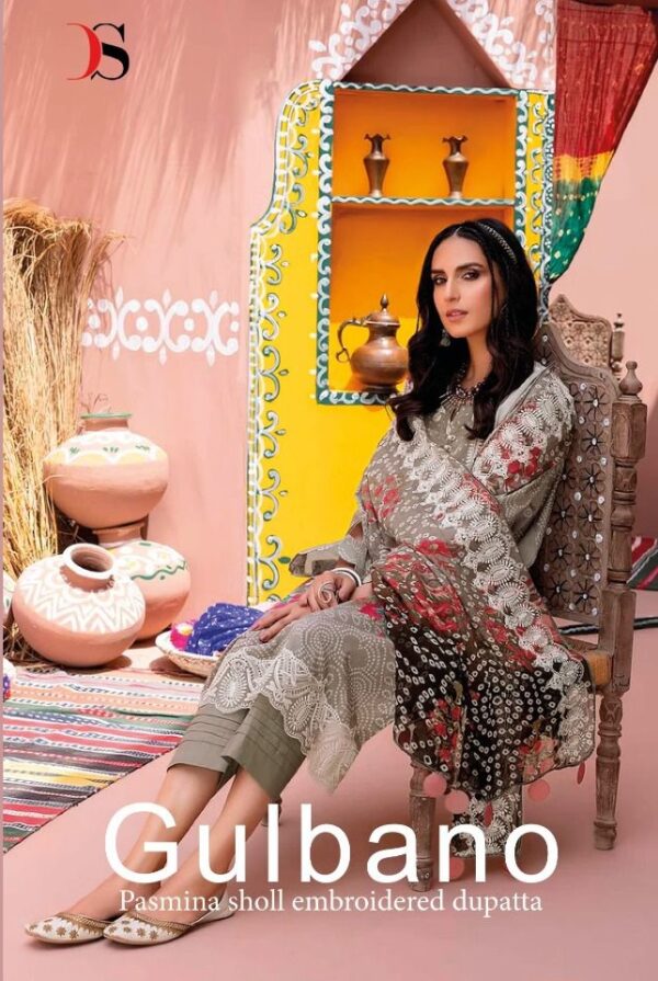 DEEPSY GULBANO PASHMINA PAKISTANI SUITS ONLINE WHOLESALE