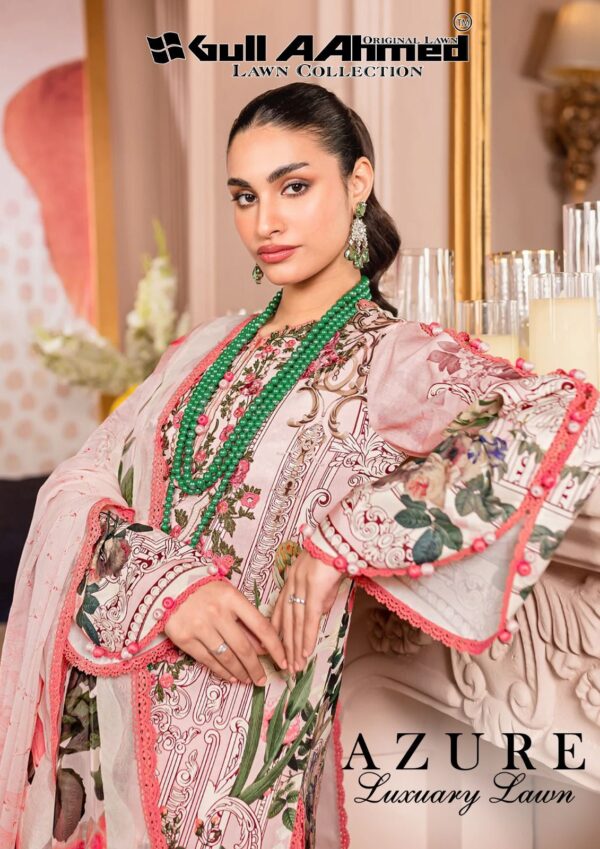 GULL AAHMED AZURE LUXURY LAWN COLLECTION WHOLESALE CATALOGUE SUITS