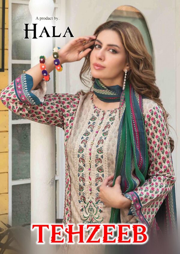 HALA TEHZEEB WHOLESALE SALWAR SUITS CATALOGUE DEALERS