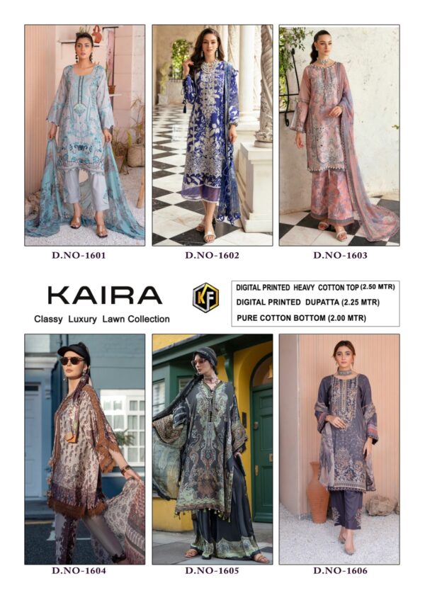 KEVAL FAB KAIRA VOL 16 HEAVY COTTON LAWN PAKISTANI SUITS WHOLESALE