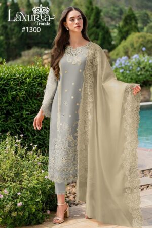 LAXURIA TRENDS 1300 CATALOGUE PAKISTANI SUITS DESING
