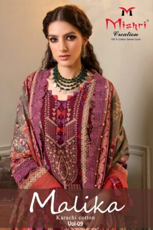 MISHRI CREATION MALLIKA 9 WHOLESALE PAKISTANI SALWAR SUITS ONLINE