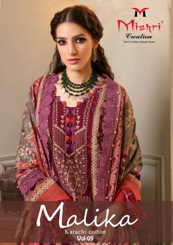 MISHRI CREATION MALLIKA 9 WHOLESALE PAKISTANI SALWAR SUITS ONLINE