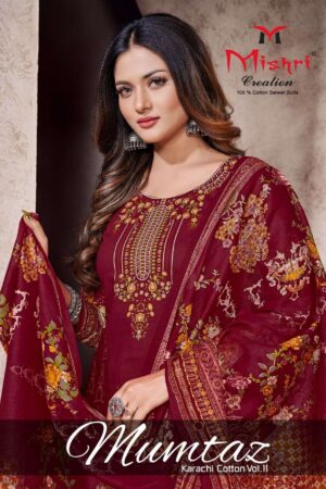 MISHRI CREATION MUMTAZ VOL 11 CATALOGUE PAKISTANI SUITS DESING