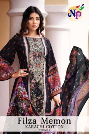 NANDGOPAL PRINT FILZA MEMON VOL 3 WHOLESALE SUITS SURAT