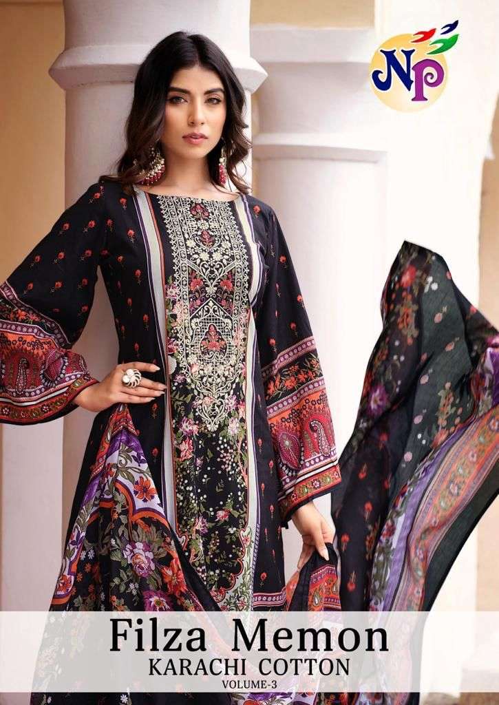 NANDGOPAL PRINT FILZA MEMON VOL 3 WHOLESALE SUITS SURAT (#18954)