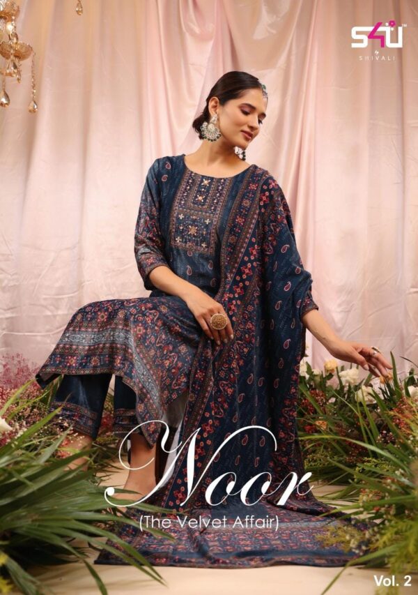 S4U NOOR THE VELVET AFFAIR VOL 2 PARTY WEAR VELVET SUITS