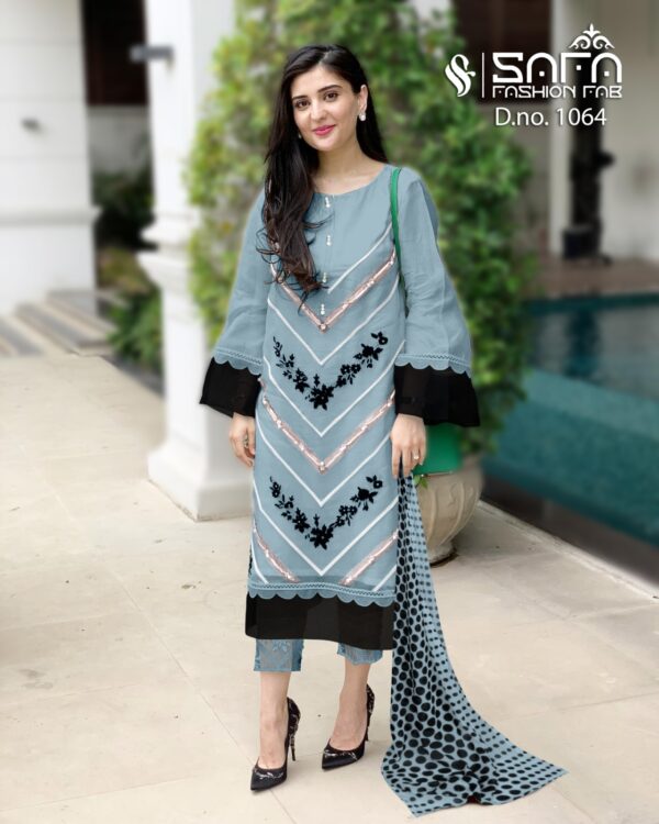 SAFA FASHION FAB 1064 PAKISTANI KURTI IN CATALOGUE