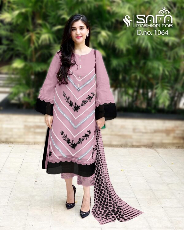 SAFA FASHION FAB 1064 PAKISTANI KURTI IN CATALOGUE