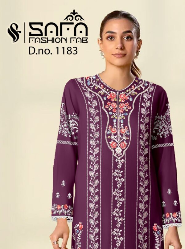 SAFA FASHION FAB 1183 READYMADE PAKISTANI KURTI CATALOGUE 2023