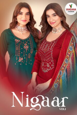 VANDANA FASHION NIGAAR VOL 1 WHOLESALE SALWAR KAMEEZ SURAT