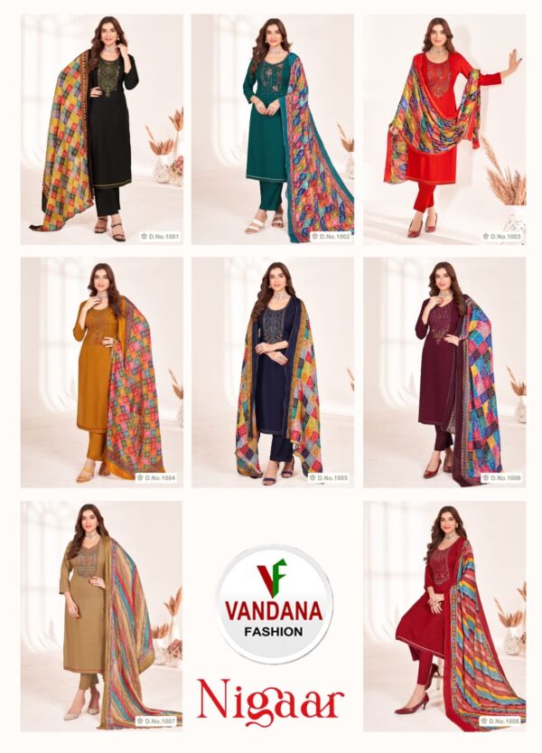 VANDANA FASHION NIGAAR VOL 1 WHOLESALE SALWAR KAMEEZ SURAT