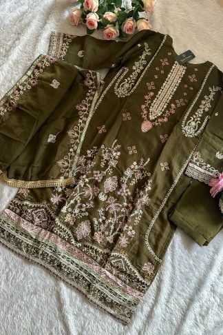 ZIAAZ DESIGNS 380 & 381 SEMI STITCHED PAKISTANI SUITS WHOLESALE