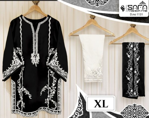 SAFA FASHION FAB 1131 HEAVY GEORGETTE STITCHED PAKISTANI KURTI WHOLESALE