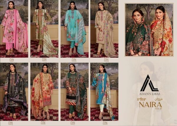 ADAN LIBAS NAIRA VOL 27 PURE COTTON SALWAR SUITS ONLINE SUPPLIER