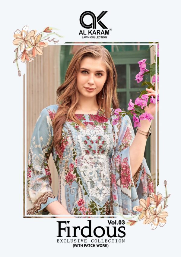 AL KARAM FIRDOUS EXCLUSIVE COLLECTION VOL 03 PAKISTANI SUITS ONLINE