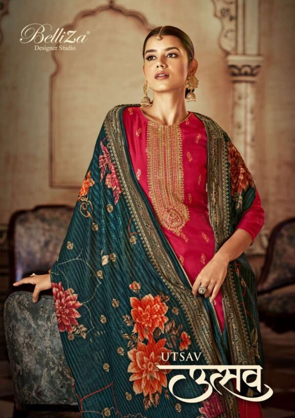 BELLIZA 743 UTSAV PAKISTANI DESIGNER DRESS CATALOGUE DEALER