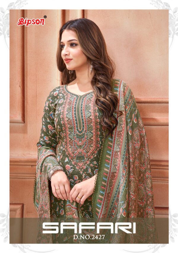 BIPSON SAFARI 2427 WINTER COLLECTION PASHMINA SUITS WHOLESALE