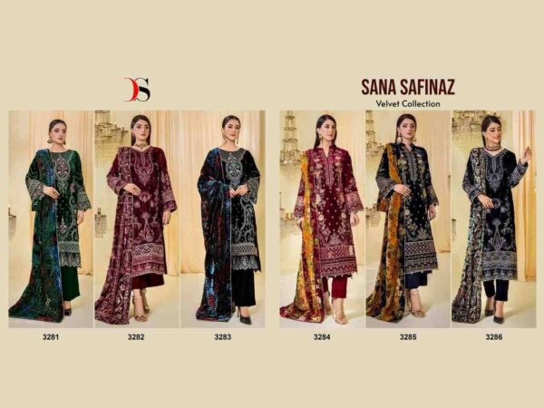 DEEPSY 3281 TO 3286 SANA SAFINAZ PAKISTANI SUITS WHOLESALE