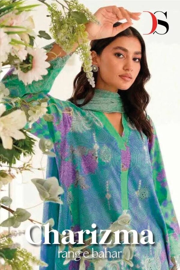 DEEPSY CHARIZMA E RANG E BAHAR COTTON PAKISTANI SUITS WHOLESALE