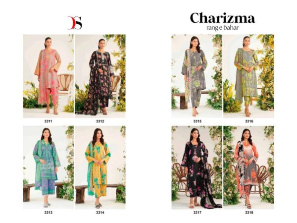 DEEPSY CHARIZMA E RANG E BAHAR COTTON PAKISTANI SUITS WHOLESALE