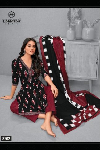 DEEPTEX MISS INDIA VOL 82 WHOLESALE COTTON SUITS CATALOGUE