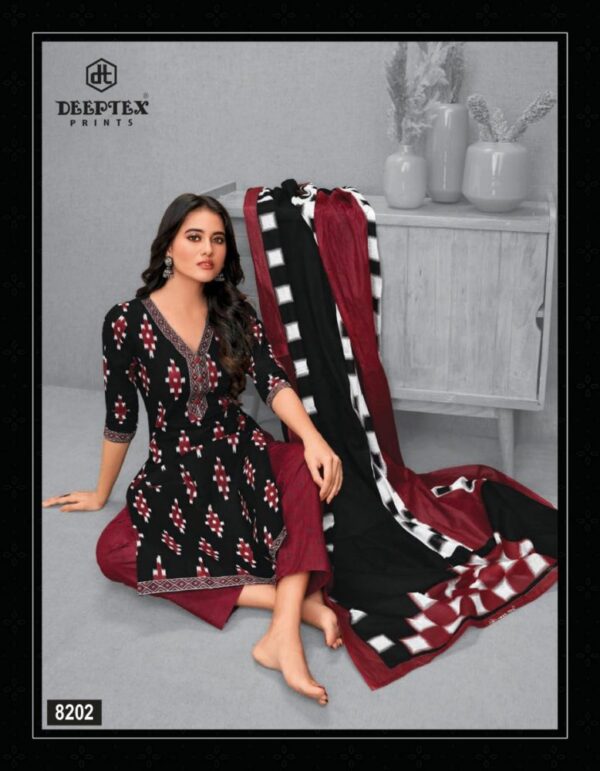 DEEPTEX MISS INDIA VOL 82 WHOLESALE COTTON SUITS CATALOGUE