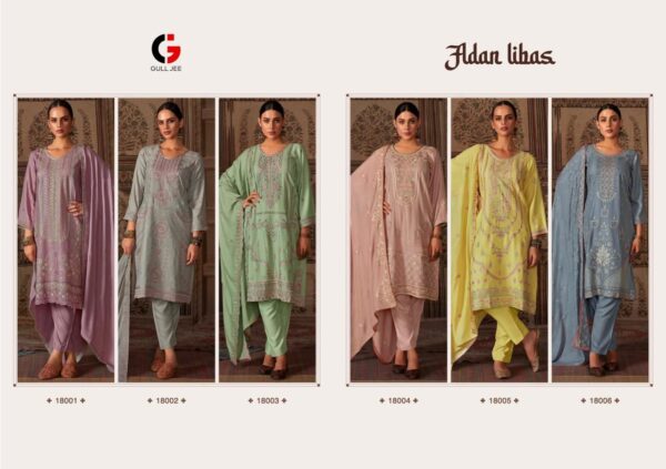 GULL JEE ADAN LIBAS PASHMINA READYMADE COLLECTION SALWAR SUIT CATALOGUE