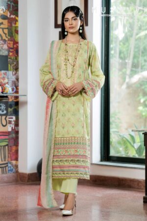GULLAJEE MUSAVVIR 2023 LAXURY ORIGNAL LAWN DIGITAL CHIKANKARI