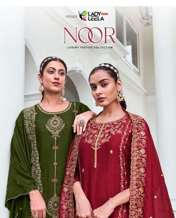 LADY LEELA 1001 TO 1006 NOOR LATEST DESIGN SALWAR SUITS CATALOGUE