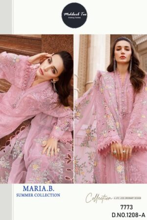 MEHBOOB TEX 1208 MARIA B SUMMER COLLECTION PAKISTANI SUITS CATALOGUE