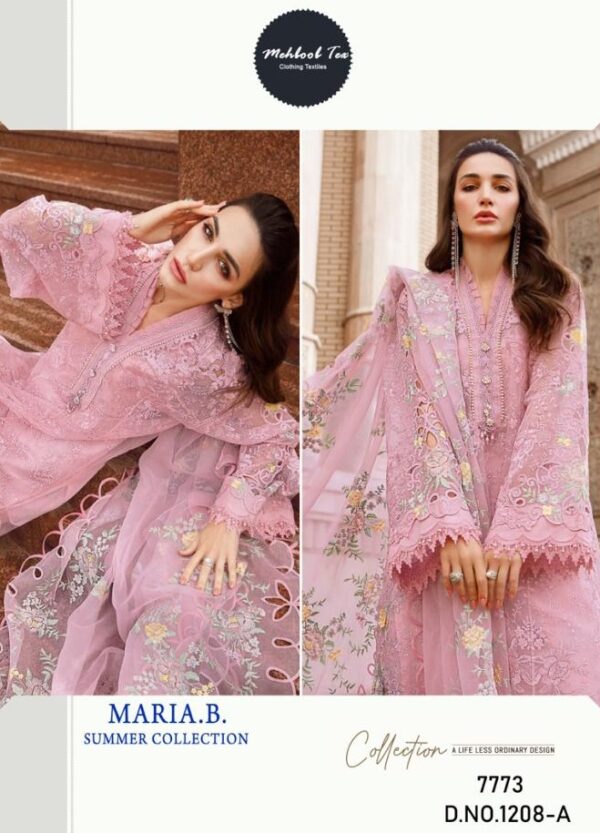 MEHBOOB TEX 1208 MARIA B SUMMER COLLECTION PAKISTANI SUITS CATALOGUE