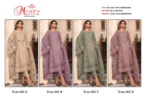 MOTIFZ 462 CATALOGUE PAKISTANI SUITS DESING