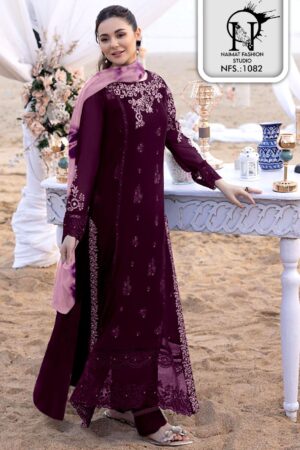 NAIMAT FASHION STUDIO NFS 1082 PAKISTANI KURTI ONLINE WHOLESALE