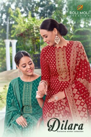 ROLI MOLI CREATION DILARA STYLIST PRINTED SLWAR SUITS ONLINE CATALOGUE