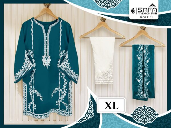 SAFA FASHION FAB 1131 HEAVY GEORGETTE STITCHED PAKISTANI KURTI WHOLESALE