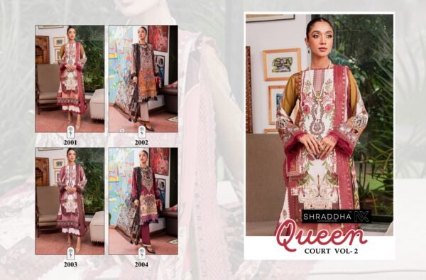SHARADDHA DESIGNER MAGHULQUEEN COURT VOL 2 PAKISTANI SUITS WHOLESALE