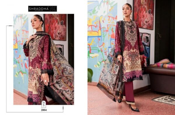 SHARADDHA DESIGNER MAGHULQUEEN COURT VOL 2 PAKISTANI SUITS WHOLESALE - Image 4