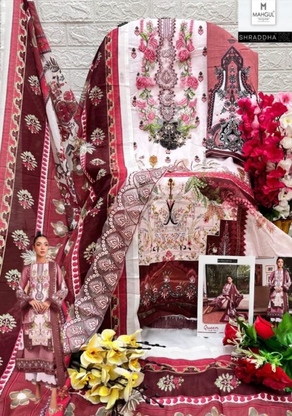 SHARADDHA DESIGNER MAGHULQUEEN COURT VOL 2 PAKISTANI SUITS WHOLESALE - Image 8