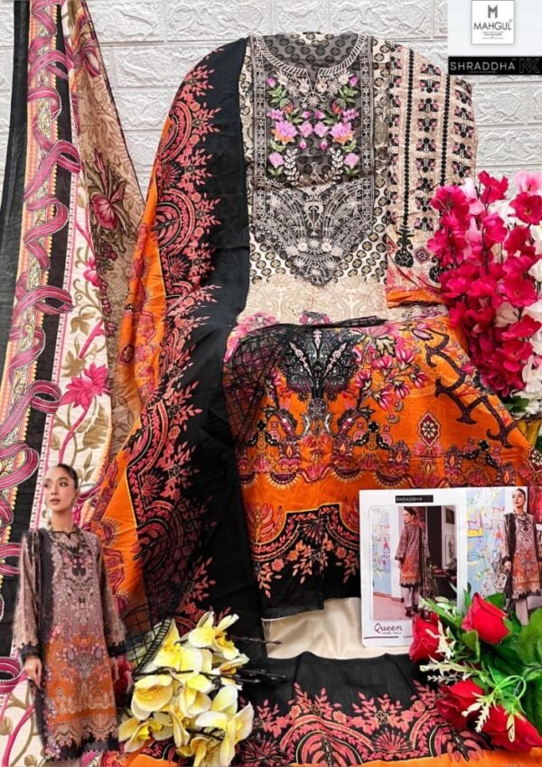 SHARADDHA DESIGNER MAGHULQUEEN COURT VOL 2 PAKISTANI SUITS WHOLESALE - Image 9