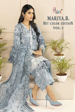 SHREE FABS 3355 MARIA B HIT COLOR EDITION VOL-02 PAKISTANI SUITS ONLINE
