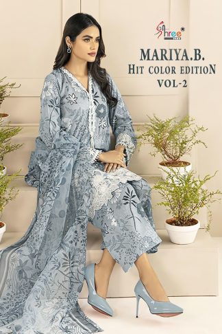 SHREE FABS 3355 MARIA B HIT COLOR EDITION VOL-02 PAKISTANI SUITS ONLINE