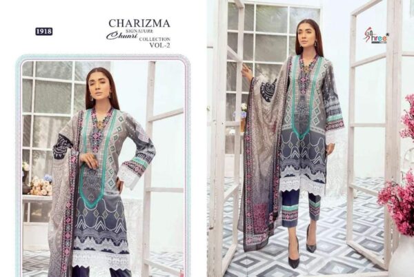 SHREE FABS CHARISMA SIGNATURE CHUNRI COLLECTION VOL 2 PAKISTANI SUITS ONLINE