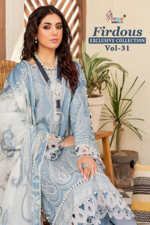 SHREE FABS FIRDOUS EXCLUSIVE COLLECTION VOL-31 COTTON SUITS MANUFACTURER