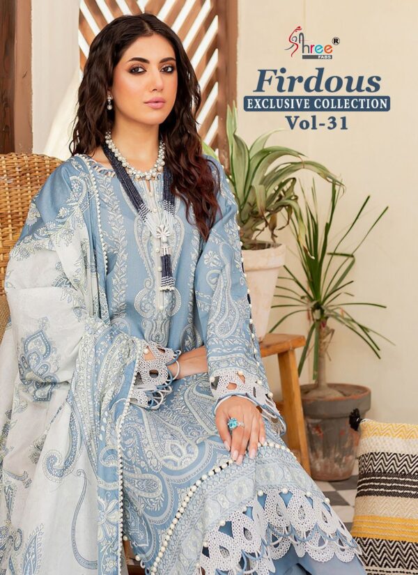 SHREE FABS FIRDOUS EXCLUSIVE COLLECTION VOL-31 COTTON SUITS MANUFACTURER