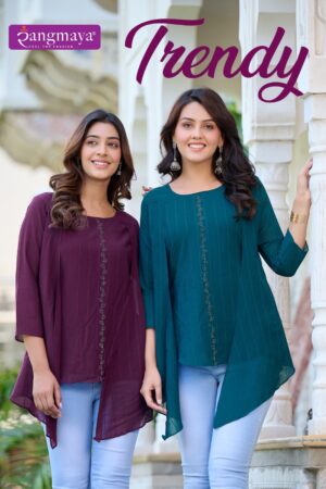 TRENDY 101 TO 106 RANGMAYA SHORT TOP DESIGN FOR GIRL CATALOGUE