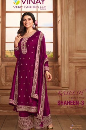 VINAY FASHION KASEESH SHAHEEN-3 HITLIST SILK SALWAR SUITS CATALOGUE