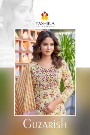YASHIKA TRENDS 1001 TO 1008 GUZARISH COTTON SUITS WHOLESALE